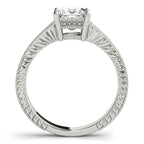 Platinum Antique Engagement Ring - Image 2