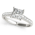 Platinum Trellis Engagement Ring