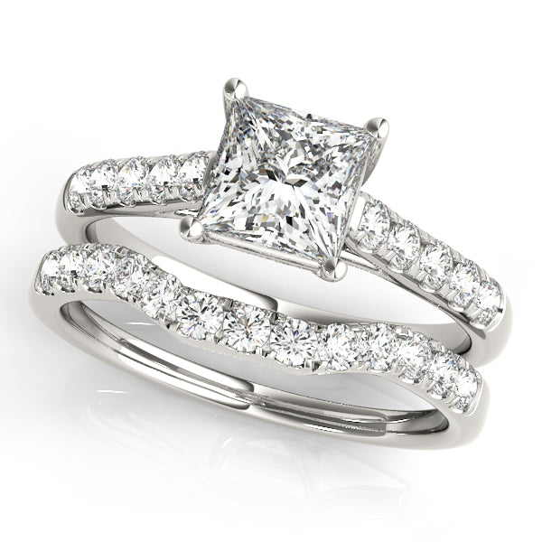 Platinum Trellis Engagement Ring - Image 3