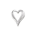 Shadow Heart Slide Pendant