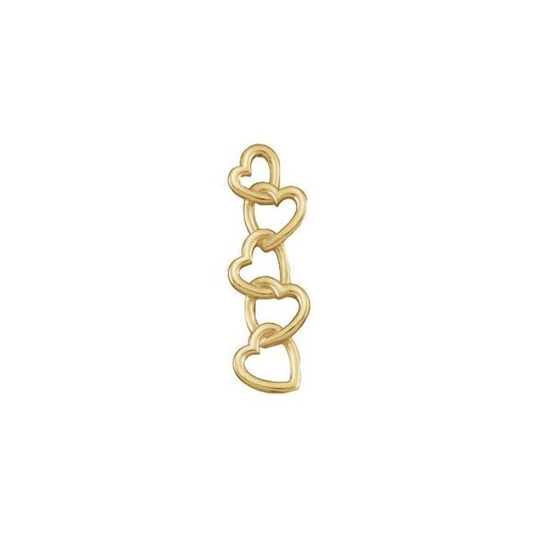 Interlocking Hearts Pendant