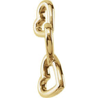 Interlocking Hearts Pendant - Image 2