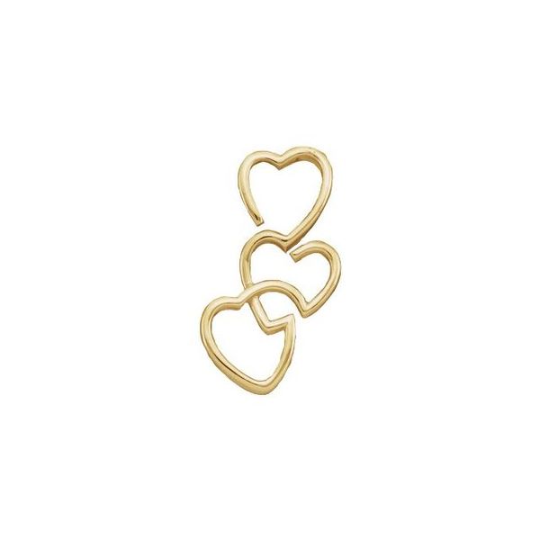 Triple Heart Slide Pendant