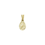 Teardrop Filigree Pendant - Image 2