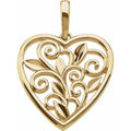 Filigree Heart Pendant