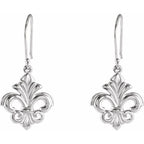 Fleur-de-lis Earrings - Image 2