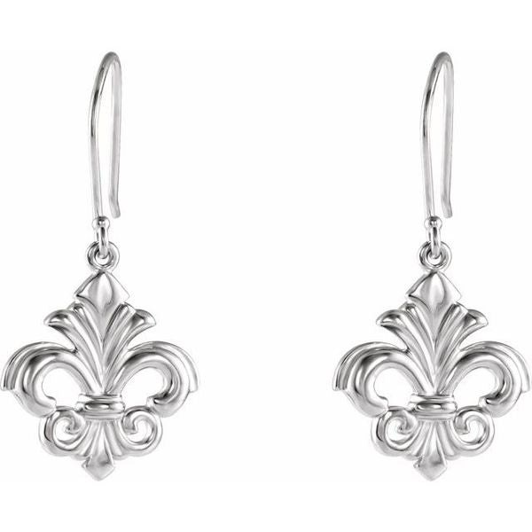 Fleur-de-lis Earrings - Image 2