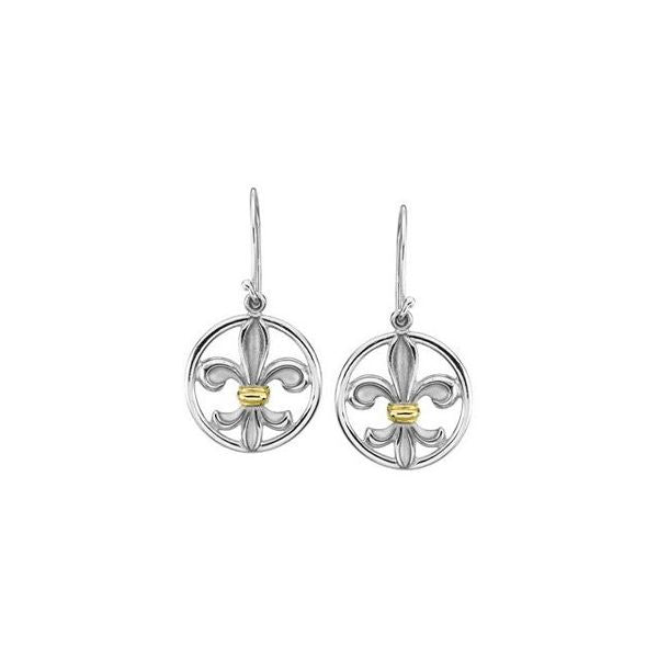 Fleur-de-lis Earrings - Image 2