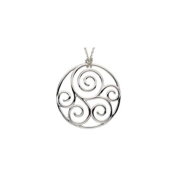 Filigree Scroll Pendant