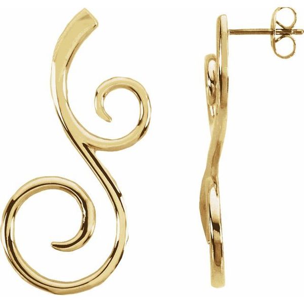 Scroll Earrings
