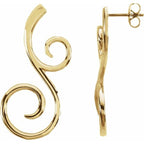 Scroll Earrings
