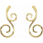 Scroll Earrings - Image 2