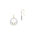 Circle Heart Earrings
