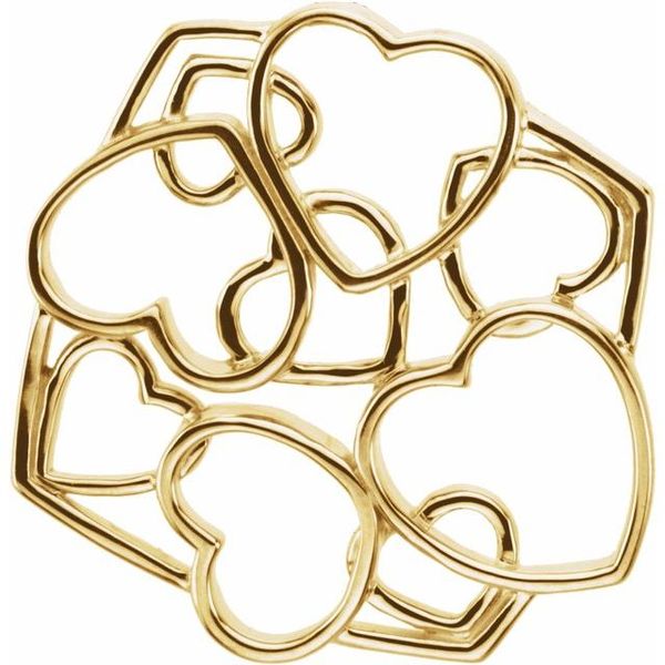 Freeform Heart Pendant