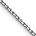 Leslie's 14K White Gold 1mm Box Chain