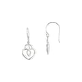 Heart Lock Earrings