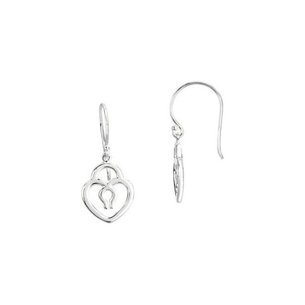 Heart Lock Earrings