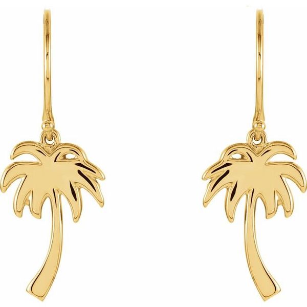 Palm Tree Earrings - Image 2