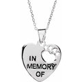 Heart U Back™ In Memory Necklace