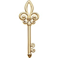 Fleur-de-lis Key Pendant