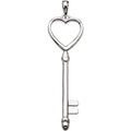 Heart Key Pendant