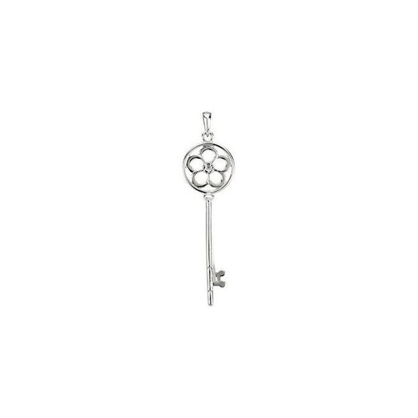 Floral Key Pendant