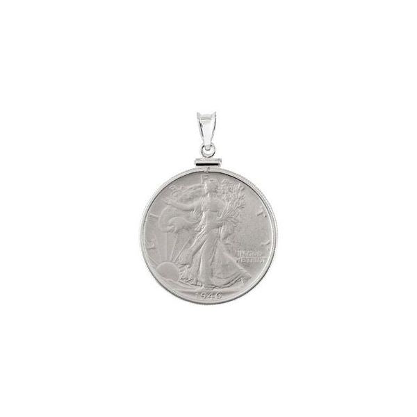 Walking Liberty 1/2 Dollar Coin Pendant