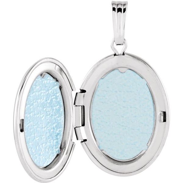 Engravable Oval Locket - Image 3