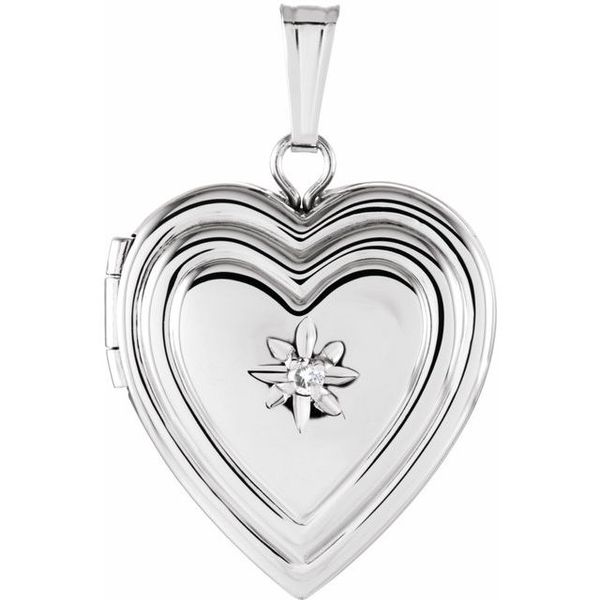 Accented Heart Locket