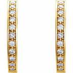 Inside-Outside Hoop Earrings - Image 2
