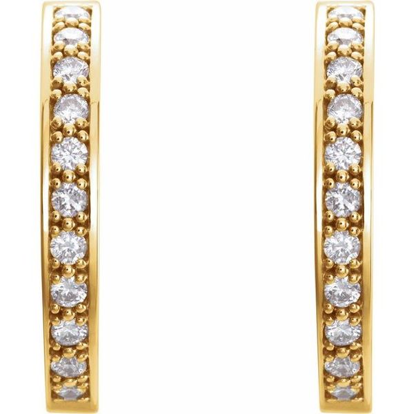 Inside-Outside Hoop Earrings - Image 2