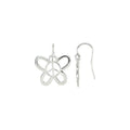Butterfly Peace Sign Earrings