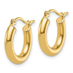 Leslie's 14K Polished Hoop Earrings - Image 2