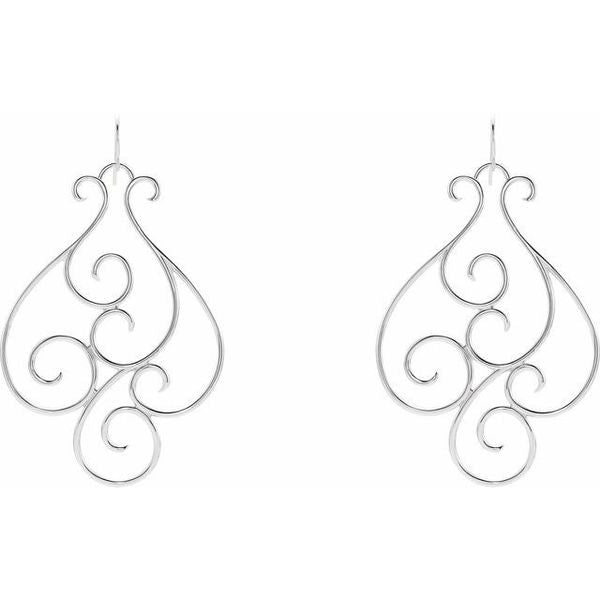 Scroll Earrings - Image 2