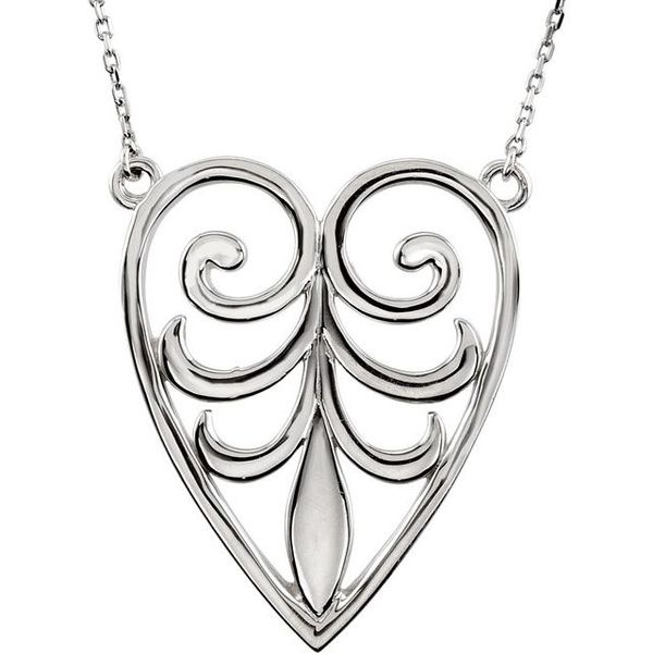 Filigree Heart Necklace