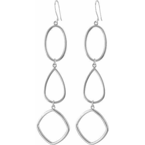 Open Silhouette Dangle Earrings