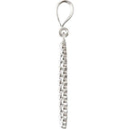 Beaded Oval Silhouette Pendant - Image 2