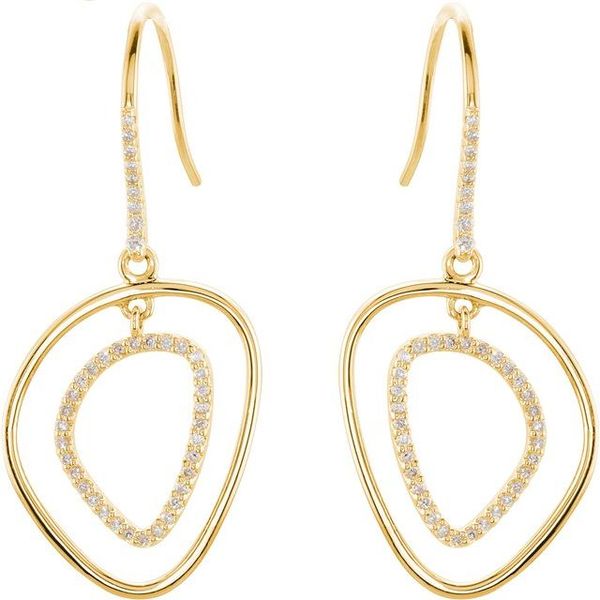 Open Silhouette Dangle Earrings