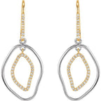Open Silhouette Dangle Earrings - Image 2