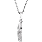 Vintage-Inspired Heart Necklace - Image 2