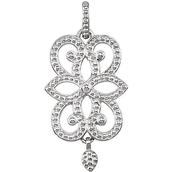 Floral Granulated Necklace - Image 3