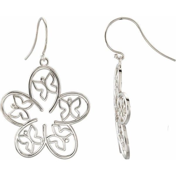 Flower & Butterfly Earrings