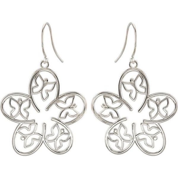 Flower & Butterfly Earrings - Image 2