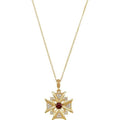 Vintage-Inspired Cross Necklace