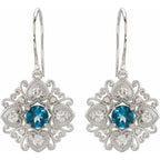 Vintage-Inspired Filigree Earrings - Image 2