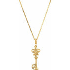 Vintage-Inspired Key Necklace