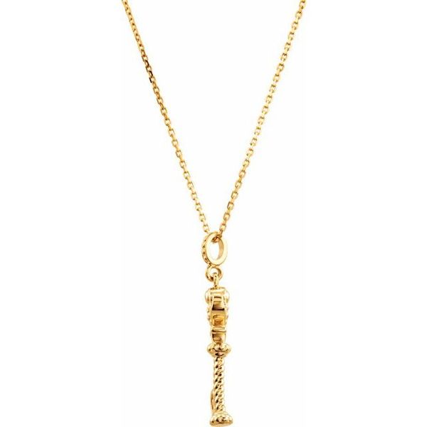 Vintage-Inspired Key Necklace - Image 2
