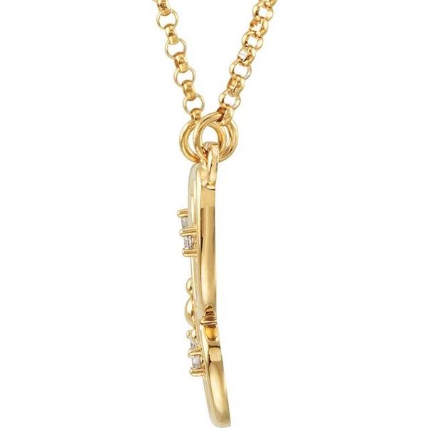 Accented Butterfly & Floral Necklace - Image 2