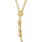 Accented Butterfly & Floral Necklace - Image 2