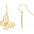 Floral Butterfly Earrings